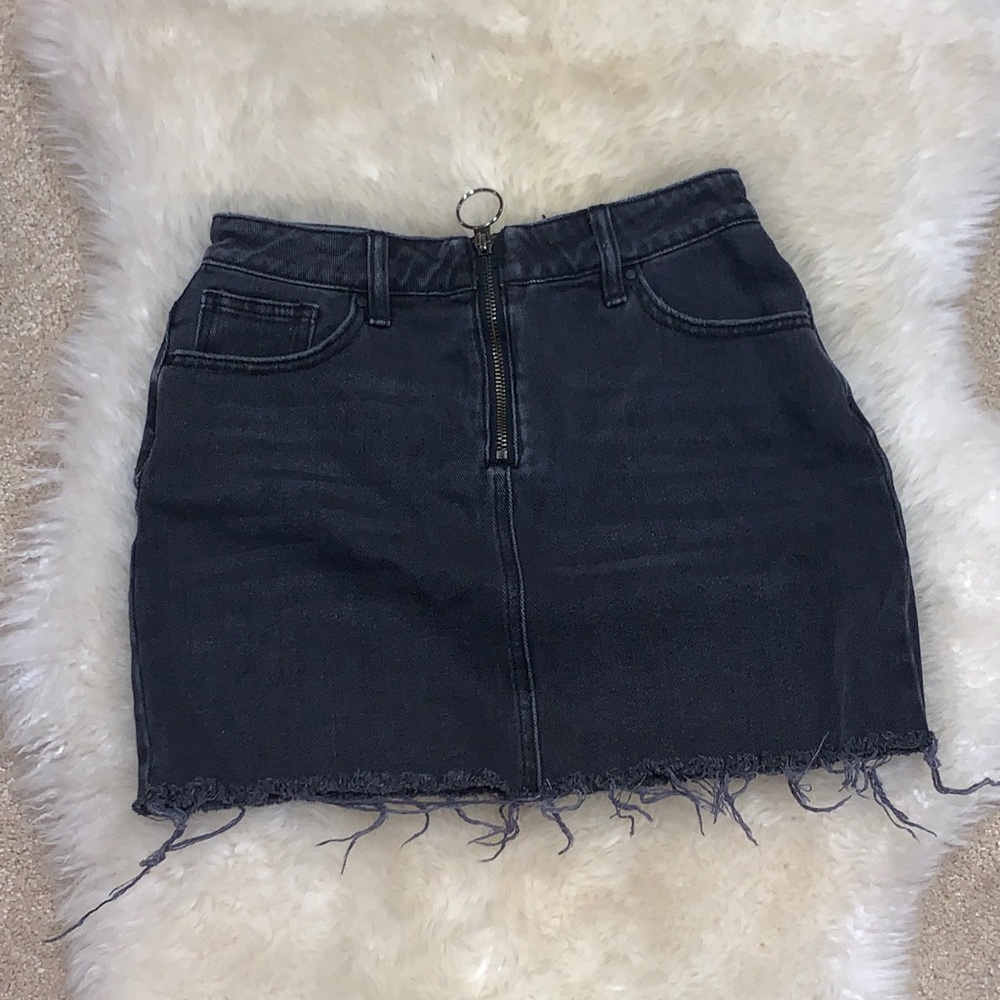 JEAN BLACK SKIRT urban outfitters